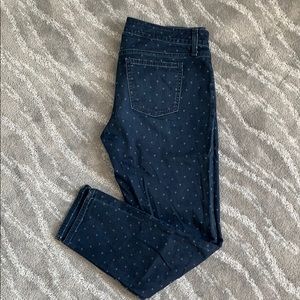 Polka Dot Skinny Jeans